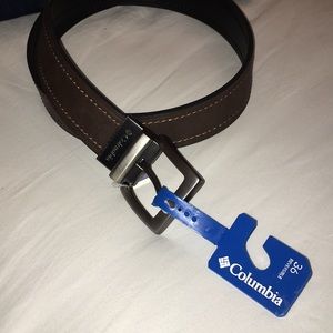 Reversible Brown leather Columbia Men’s belt